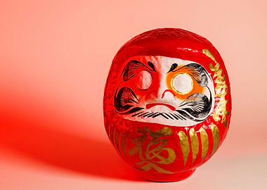 An old daruma doll