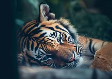 Portrait of a tiger