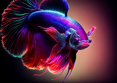 Betta Fish Cute Animal