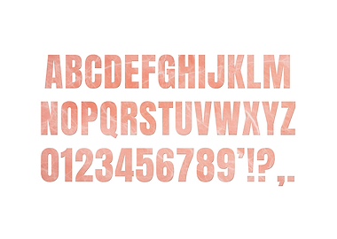 Marble pink elegant font