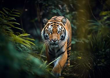 Portrait of a tiger