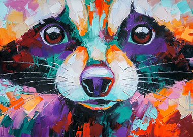 Abstract Raccoon