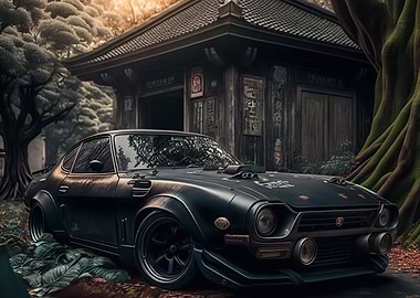 Car Cherry Blossom Japan