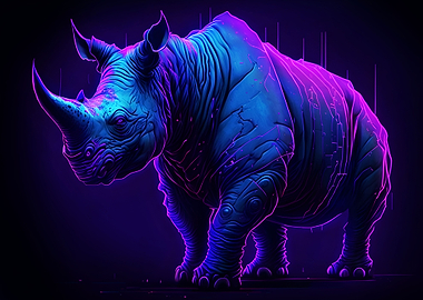 Cyberpunk Rhino