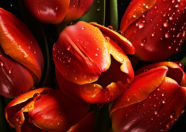 Portrait Tulips flowers