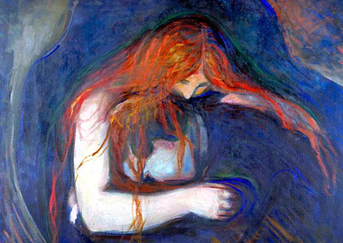 Vampire by Edvard Munch