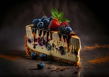 blueberry cake