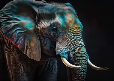 Painting of an elephant