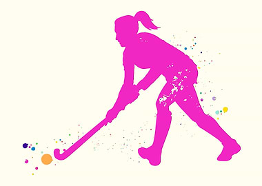 Field Hockey Girl