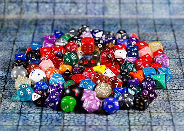 Dice for board game