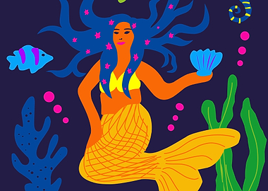 mermaid art