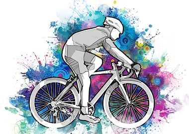 cycling silhouette 17