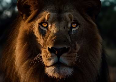 Lion Wildlife Photograph