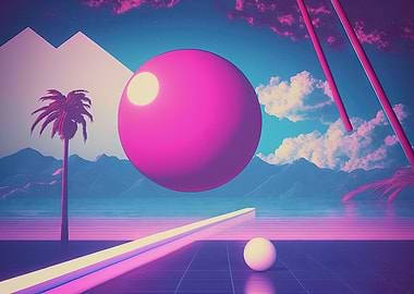 A Vaporwave 80s Tribute