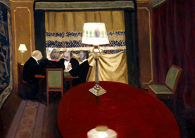 The Poker Game Painting