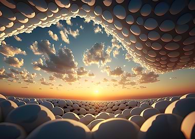 Surreal Sky Abstract Arch