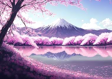 Japanese cherry blossoms