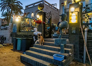 Watchman on the stairs