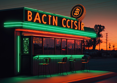 Outdoor Bar Beach Neon