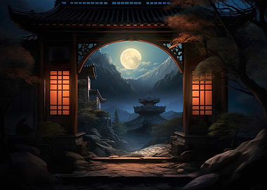 Japanese door to heaven