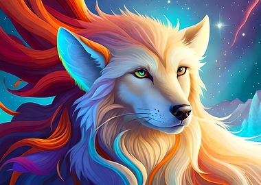 Fantasy wolf