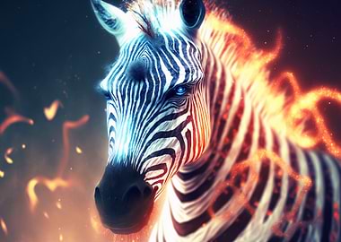 Cosmic Space Zebra