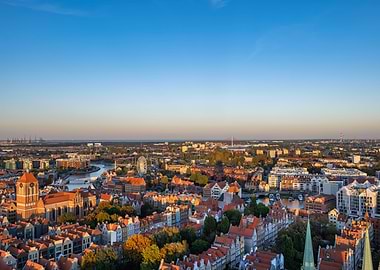 Gdansk Cityscape In Poland