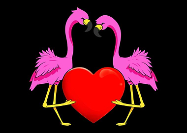 Flamingo Love