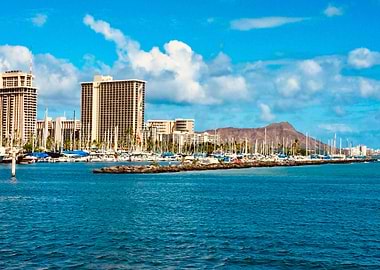Waikiki Vintage Landscape