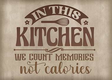 Memories not calories