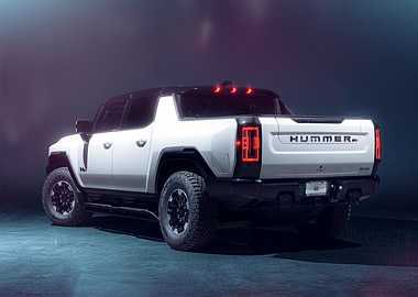 HUMMER EV REAR SHOT