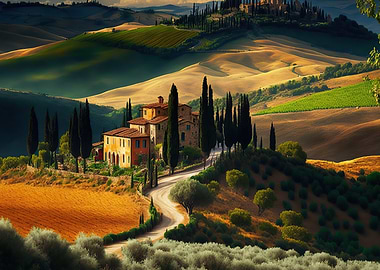 Tuscany Italy Landscape