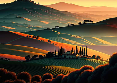 Tuscany Italy Landscape