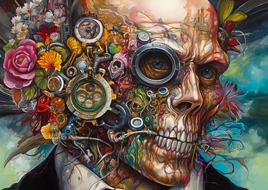 The Colorful Skull
