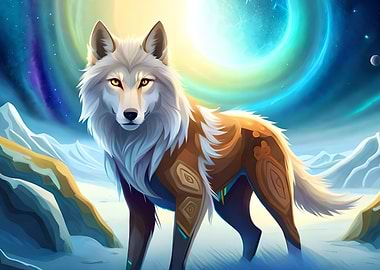Fantasy wolf