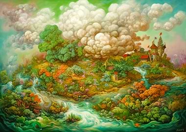 The Castle, the landscape