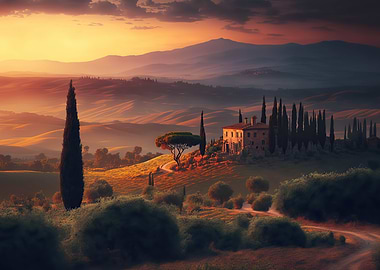 Tuscany Italy Landscape