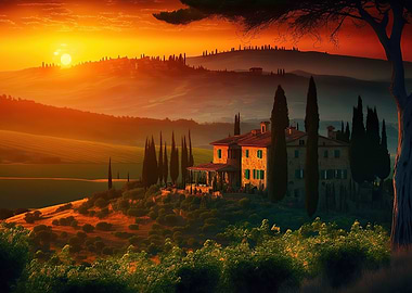 Tuscany Italy Landscape