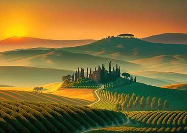 Tuscany Italy Landscape