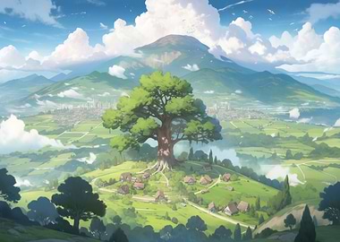 The village under the tree