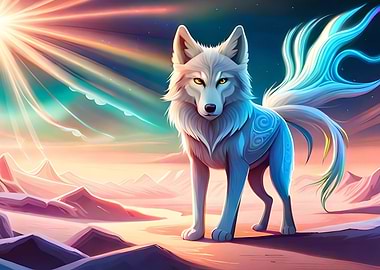 Fantasy wolf