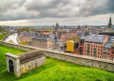 View on Namur from the cit