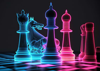 Chess neon