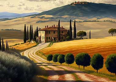 Tuscany Italy Landscape