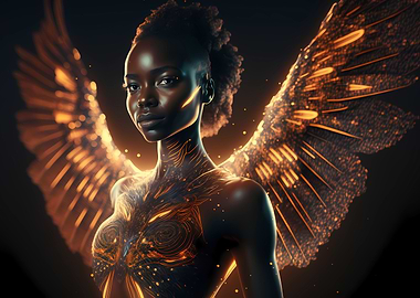 Glowing ephemeral being