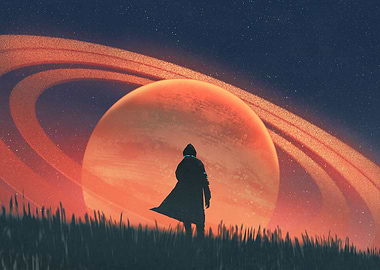 the planet with rings