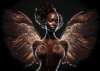 Glowing ephemeral being