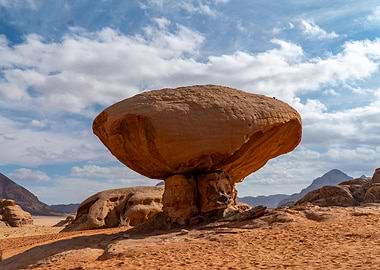 A mushroom of the desert