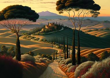 Tuscany Italy Landscape