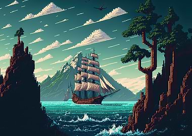 beautiful sailing ship